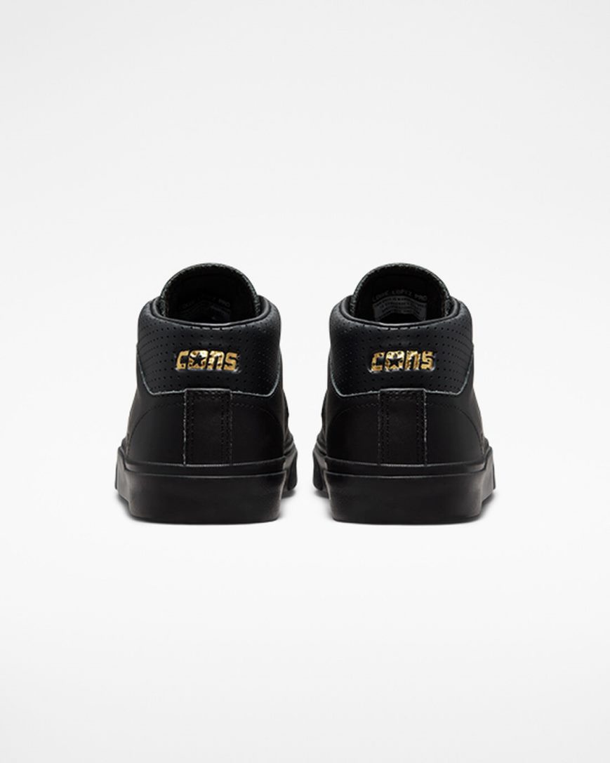 Bascheți Barbati Converse CONS Louie Lopez Pro Mono Piele Negrii | RO XVA13T903